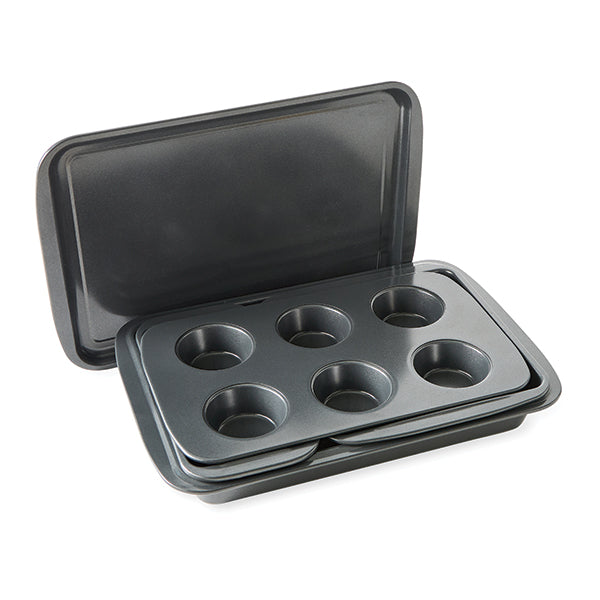 Set de 5 moules à gâteau empilables en acier antiadhérent Mathon - Mathon - 3