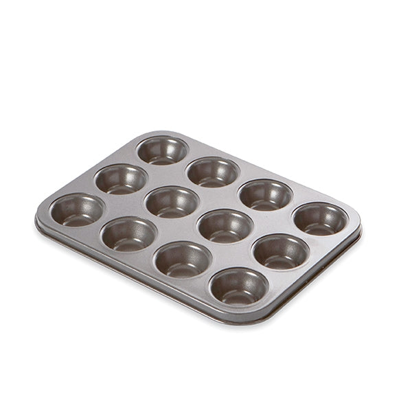 Plaque 12 mini-muffins acier revêtement antiadhérent 26 cm Mathon - Mathon - 3