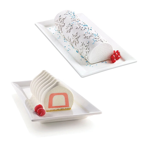 Kit pour bûche glacée Frozen et moule à insert Silikomart - Mathon - 1