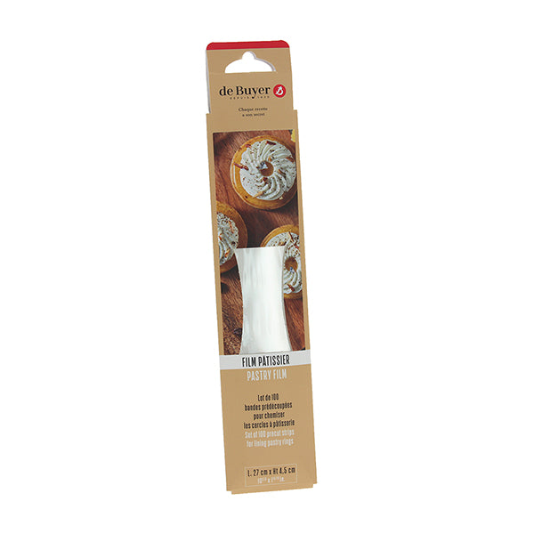 100 bandes transparentes pour cercles 4,5 cm De Buyer - Mathon - 1