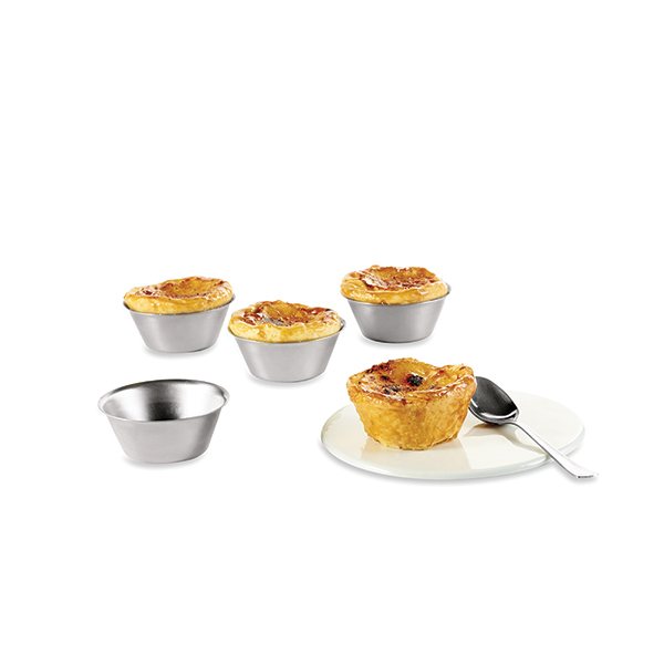 4 moules originaux à Pastéis de Nata - flans portugais Artame - Mathon - 2