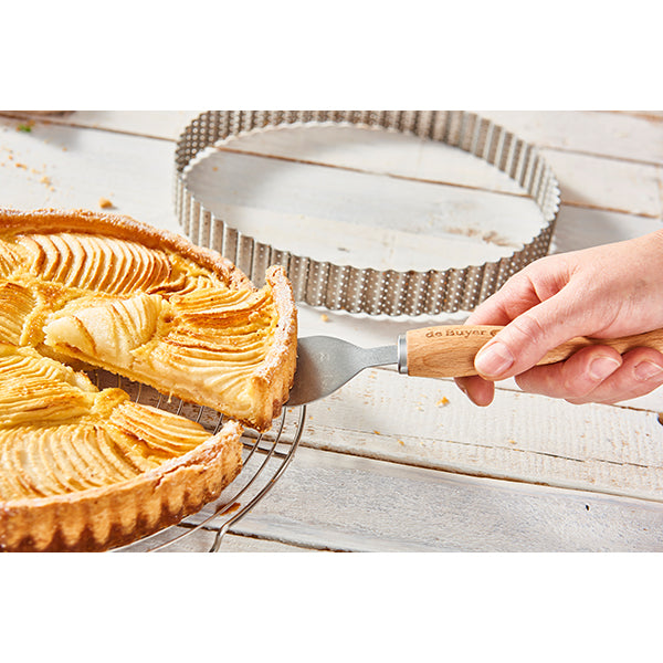 Cercle à tarte perforé cannelé acier inoxydable 24 cm De Buyer - Mathon - 2