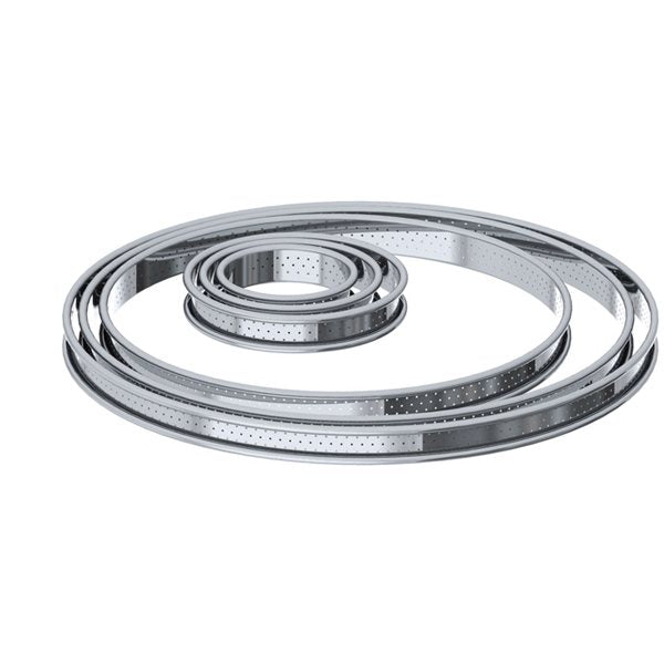 Cercle à tarte inox perforé 26 cm De Buyer - Mathon - 2