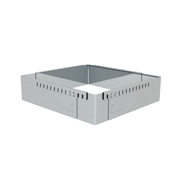 Cadre entremets carré adaptable inox 16 cm De Buyer - Mathon - 1