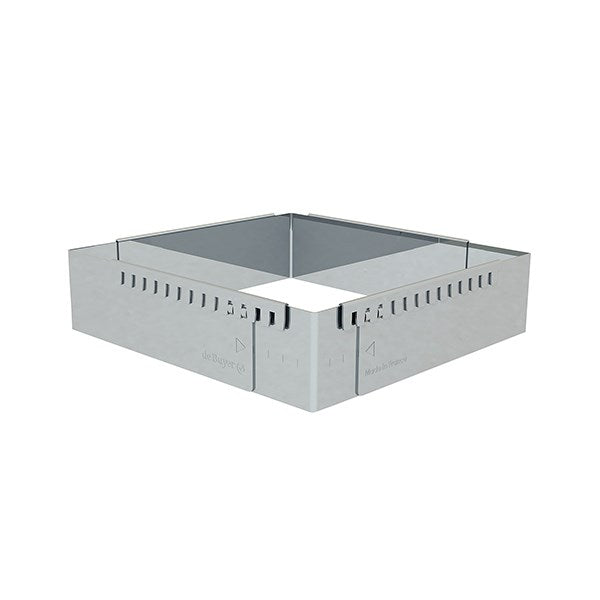 Cadre entremets carré adaptable inox 20 cm De Buyer - Mathon - 1