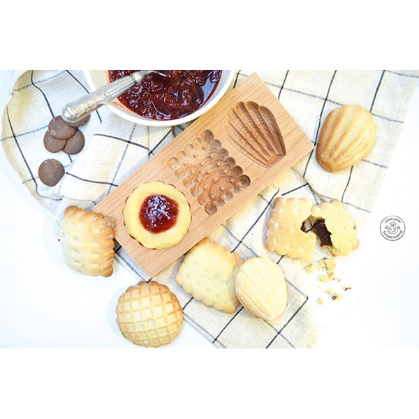 Moule bois biscuits fourrés Petits Biscuits Scrapcooking - Mathon - 3