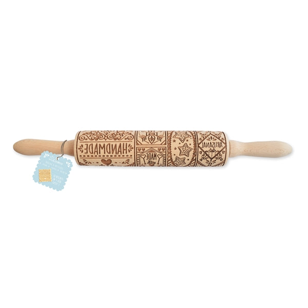 Rouleau empreintes bois  Home made Scrapcooking - Mathon - 1