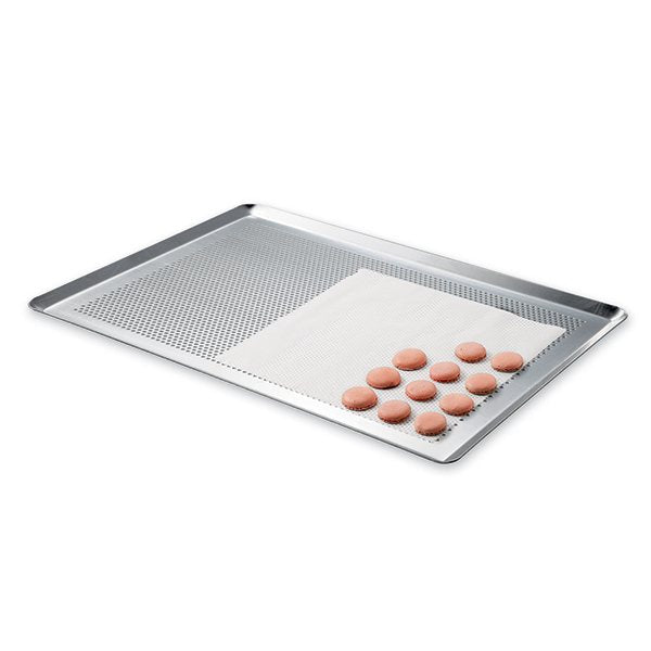 Lot 2 plaques à pâtisserie micro-perforée en aluminium 40 cm Mathon - Mathon - 2