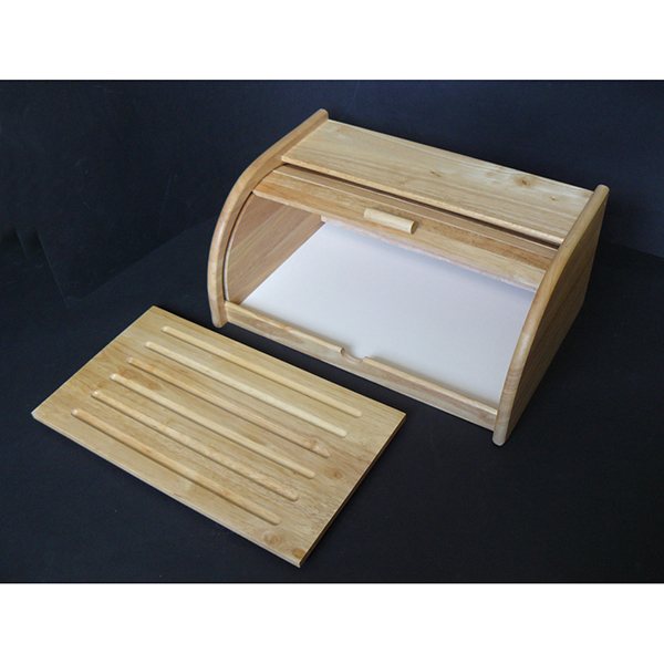 Boite à pain planche à découper 2 en 1 en bois - Mathon