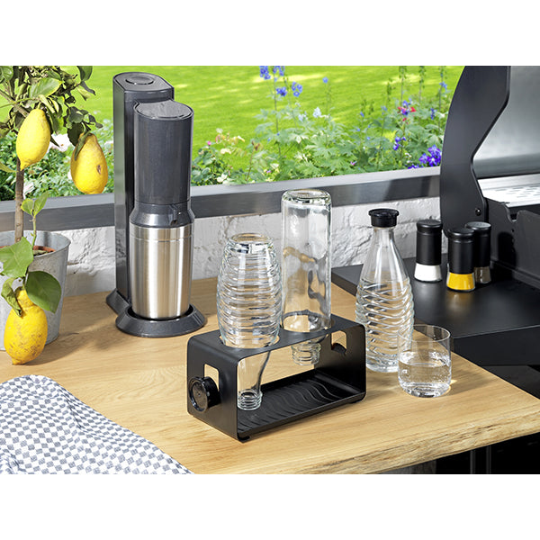 Porte-bouteille DUO noir pour machines à soda  Wenko by Maximex - Mathon - 2