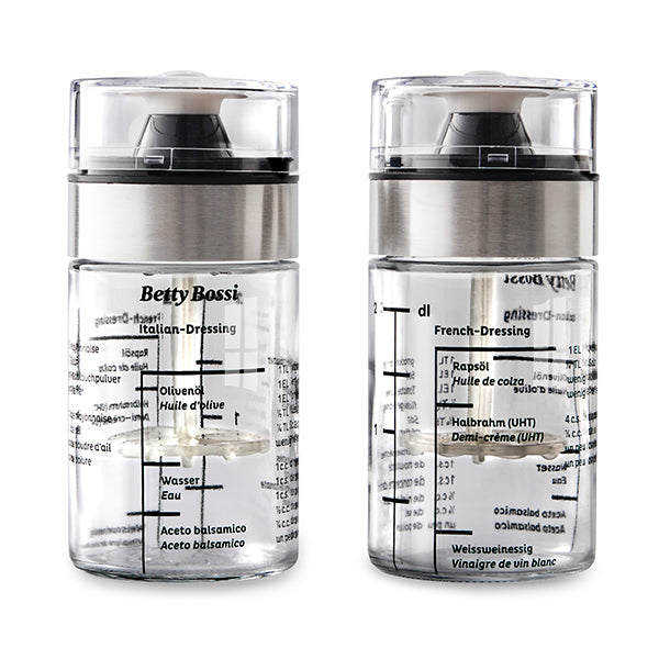 2 mélangeurs pour sauce à salade en verre  Betty Bossi - Mathon - 1