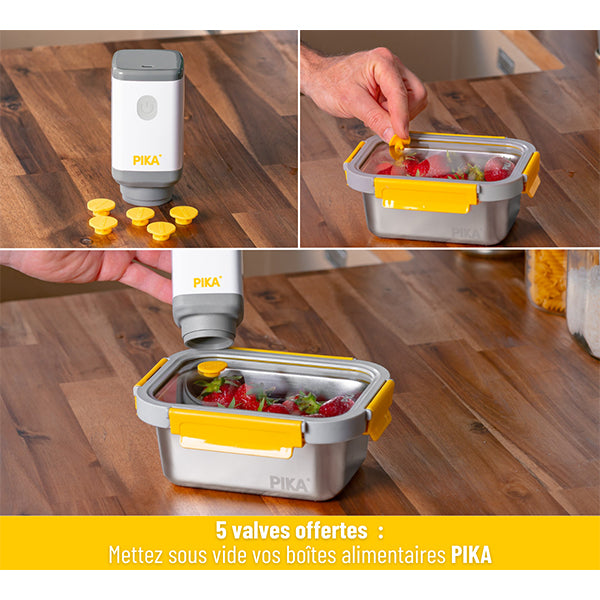 Pompe électrique de mise sous vide et 5 valves  Pika - Mathon - 5