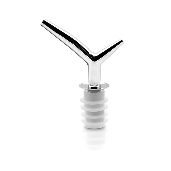 Bec verseur universel double en inox et silicone False - Mathon - 1