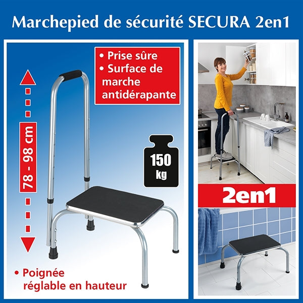 Marchepied de sécurité Secura 2 en 1 Wenko by Maximex - Mathon - 4