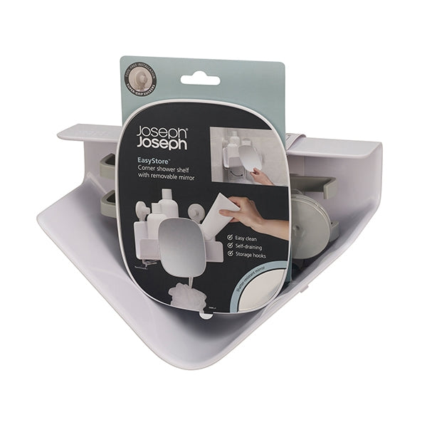Étagère de douche en coin avec miroir easystore Joseph Joseph - Mathon - 3