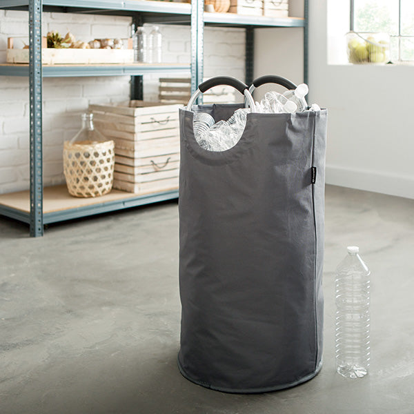 Lot poubelle de cuisine 3 bacs de tri sélectif 63 L inox et grand panier de tri 72 L Mathon - Mathon - 5