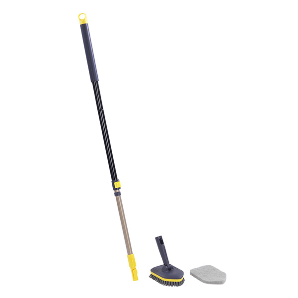 Brosse téléscopique 2 en 1 pour usage intérieur et extérieur  Wenko by Maximex - Mathon - 1