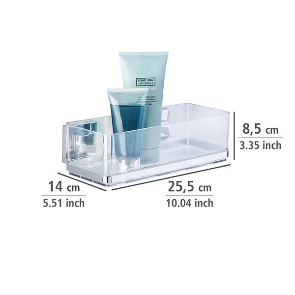 Étagère murale en acier inox Vacuum-Loc® Quadro Wenko by Maximex - Mathon - 4