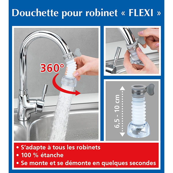 Douchette pour robinet d’évier et lavabo Flexi Wenko by Maximex - Mathon - 4