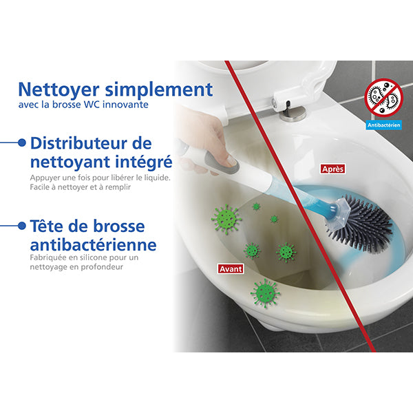 Brosse WC avec réservoir intégré 2 en 1  Wenko by Maximex - Mathon - 8