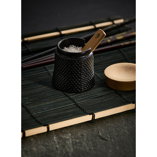 Coupelle à sel 7 cm avec cuillère en bambou Bali en fonte Peugeot - Mathon - 4