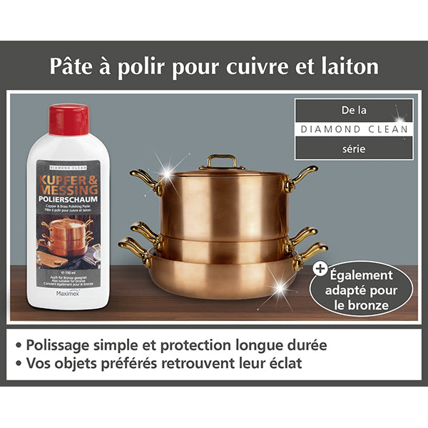 Pâte à polir pour cuivre et laiton  Wenko by Maximex - Mathon - 2