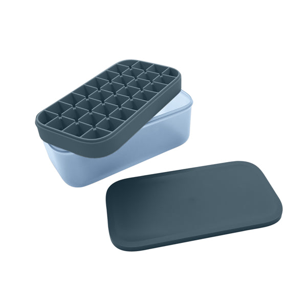 Moule et bac à glaçons en silicone et plastique bleu 22,2 cm Dotz - Mathon - 2