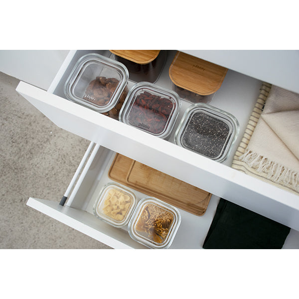 Boite carrée en verre 800ml Pebbly - Mathon - 3