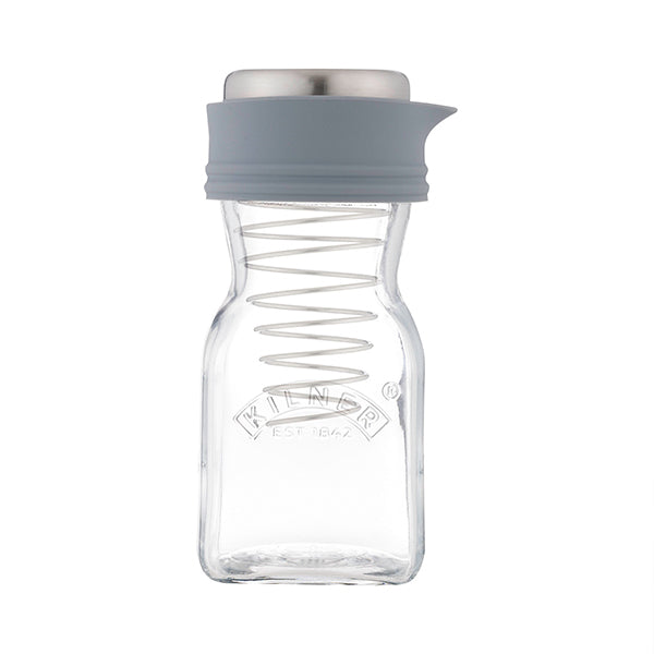 Shaker pour vinaigrette en verre et inox 500 ml Kilner - Mathon - 1