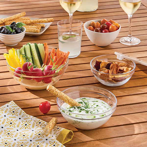 Set de 3 saladiers en verre avec couvercle  Mathon - Mathon - 5