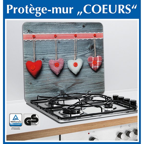 Protection murale en verre Coeurs Wenko by Maximex - Mathon - 3