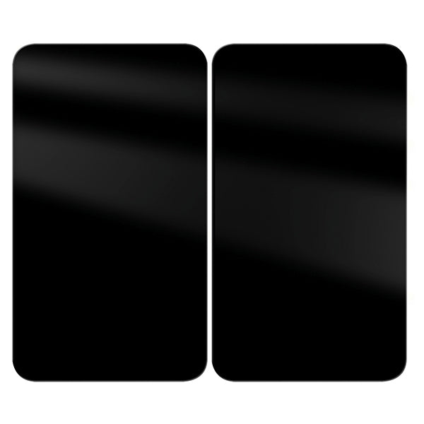 Set de 2 couvres plaques Noir 30 x 52 cm Wenko by Maximex - Mathon - 1