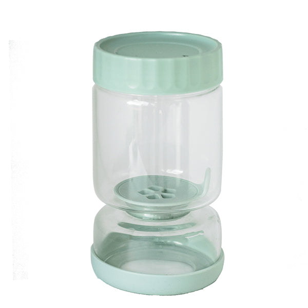 Bocal à cornichons en verre avec séparateur silicone 900 ml Pebbly - Mathon - 1