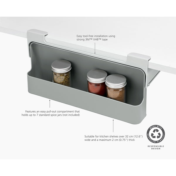 Porte pots à épices sous étagère CupboardStore™ Joseph Joseph - Mathon - 4