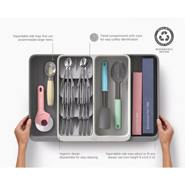 Range-couverts extensible plusieurs niveaux DrawerStore™  Joseph Joseph - Mathon - 3