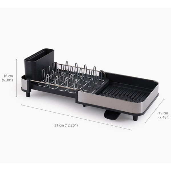 Egouttoir vaisselle compact et extensible en inox gris Extend™  Joseph Joseph - Mathon - 5