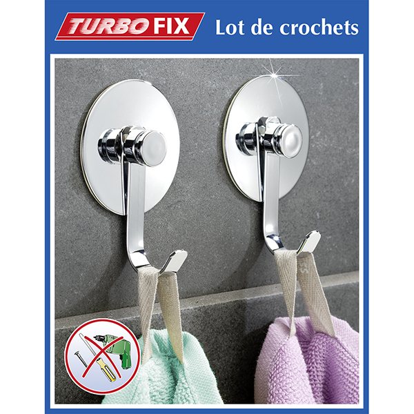 2 Crochets muraux spécial cuisine Wenko by Maximex - Mathon - 2