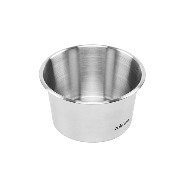 Boîte de conservation ronde en inox 920 ml compatible micro-ondes Cuitisan - Mathon - 5