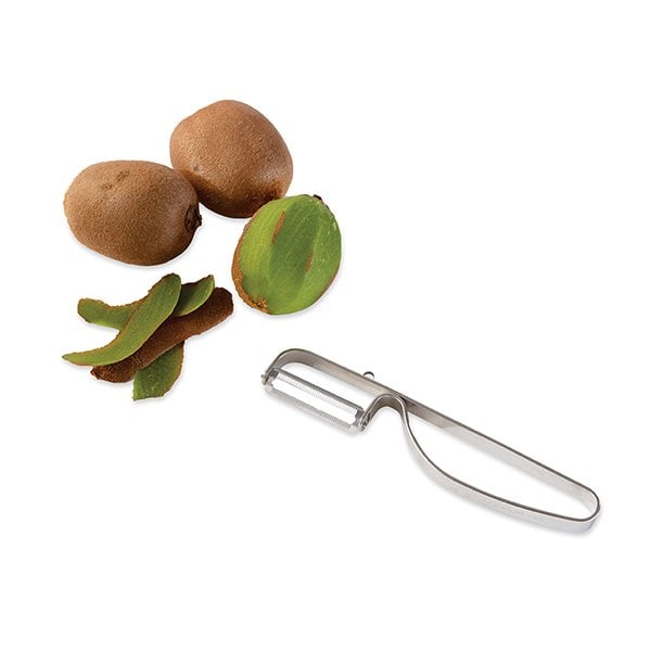 Lot 2 éplucheurs inox lame droite et dentelée Mathon - Mathon - 2