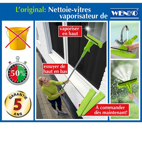 Nettoie-vitres vaporisateur Wenko by Maximex - Mathon - 6