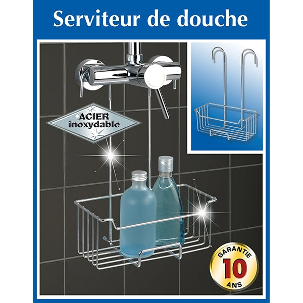 Serviteur de douche en acier inoxydable Wenko by Maximex - Mathon - 5