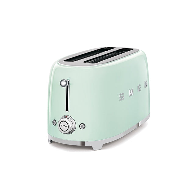 Grille pain 4 tranches 1500 W TSF02PGEU vert d’eau Smeg - Mathon - 1