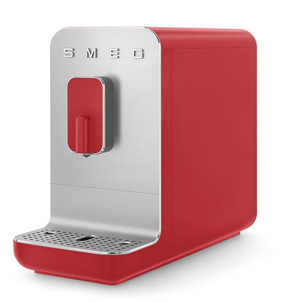 Machine à café avec broyeur 1350 W BCC01RDMEU rouge Smeg - Mathon - 1