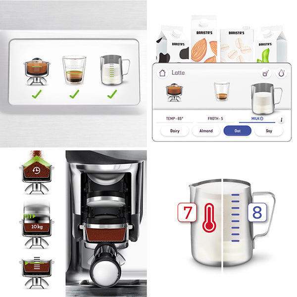 Machine à expresso The Barista Touch™ Impress Cold avec extraction à froid SES882 Sage - Mathon - 5