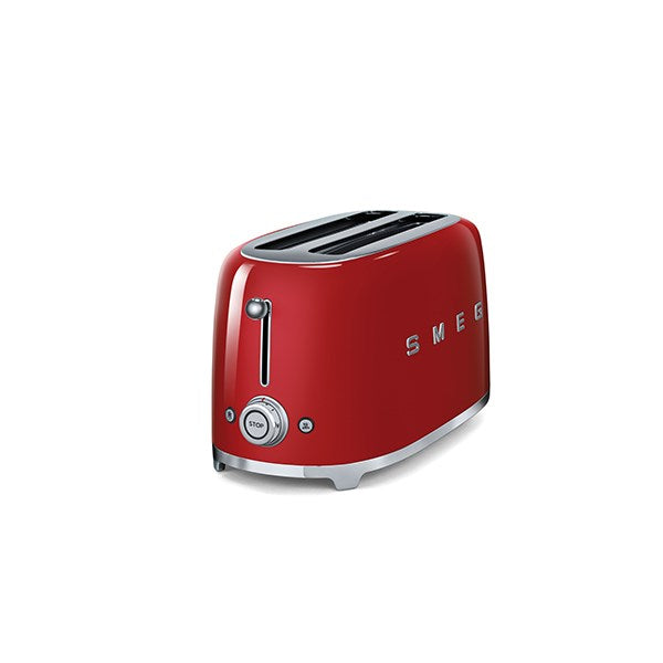 Grille-pain 4 tranches rouge 1500 W TSF02RDEU Smeg - Mathon - 1