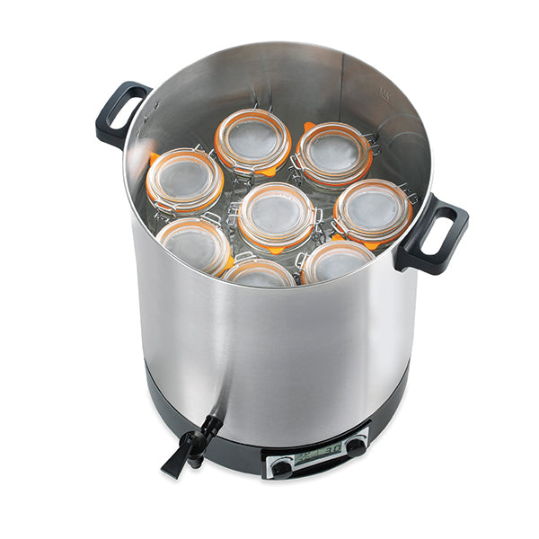 Bouilleur à bocaux inox 45 litres automatique 2500 W KCPST45XXL Kitchen Chef Professional - Mathon - 3