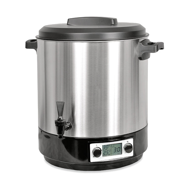 Bouilleur à bocaux inox 31 litres automatique 2000 W KCPST31LCD.IX Kitchen Chef Professional - Mathon - 1