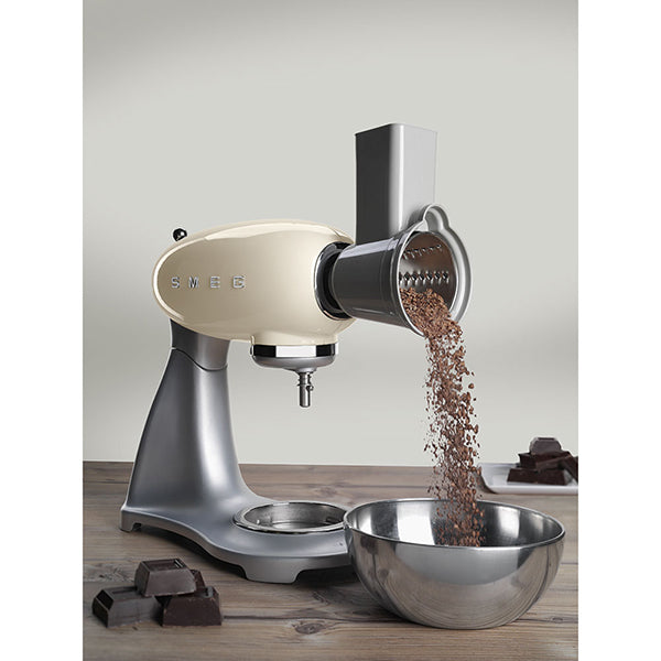 Tranchoir et râpe à cylindres SMSG01 pour robot sur socle Smeg - Mathon - 3