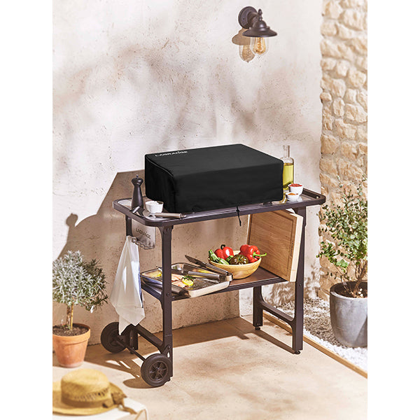 Lot plancha électrique Pro 50 noire avec spatule en inox et sa housse de protection Lagrange - Mathon - 5