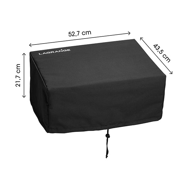 Lot plancha électrique Pro 50 noire avec spatule en inox et sa housse de protection Lagrange - Mathon - 6